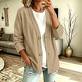 thumbnail image 3 of jiaxiM Lightweight Jacket Women Classic Button Front Breathable Stretch Denim Jacket Relaxed Fit Casual Long Sleeve Cardigan Coat, 3 of 6