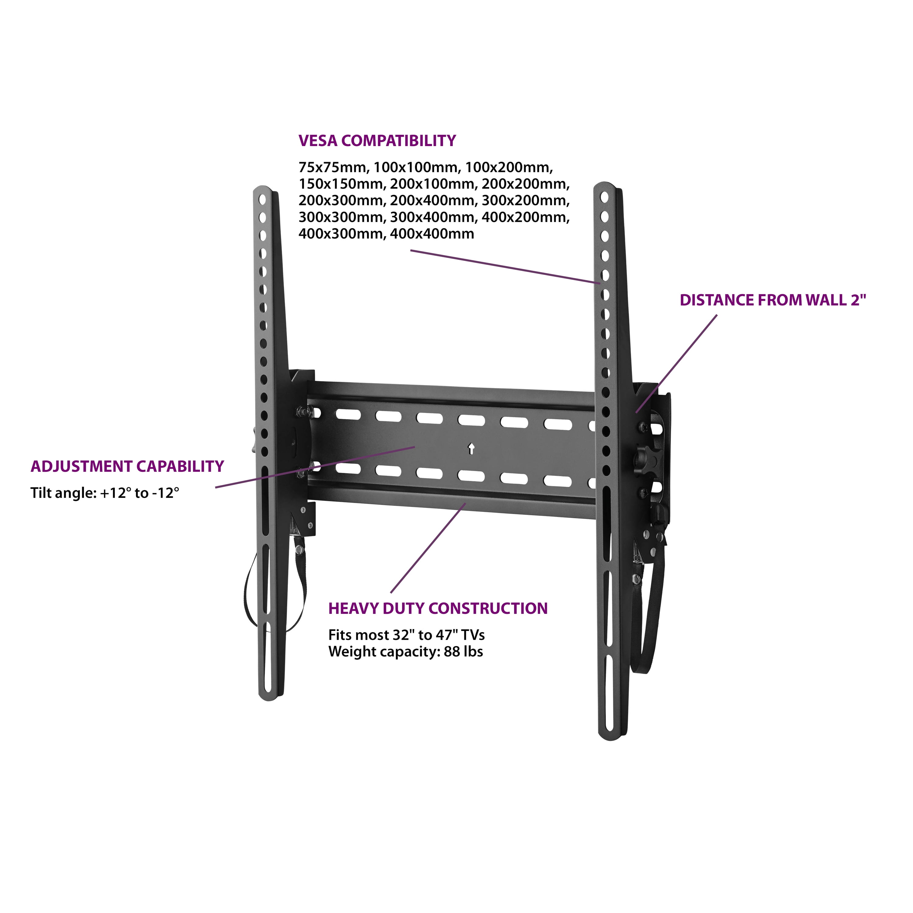 Onn Tilting Tv Wall Mount For Tvs 32 To 47 Walmart Walmart Onn Tilting Tv Wall Mount For Tvs 32 To 47 Walmart Walmart