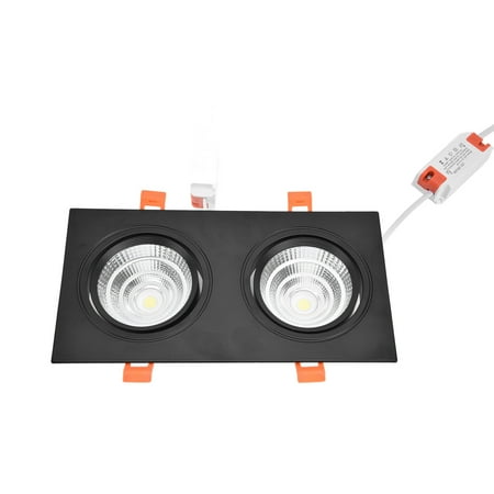 

Double Head LED Recessed Ceiling Light High Heat Dissipation 7W LED Light With LED Driver For Cafes For Restaurants For Kitchen