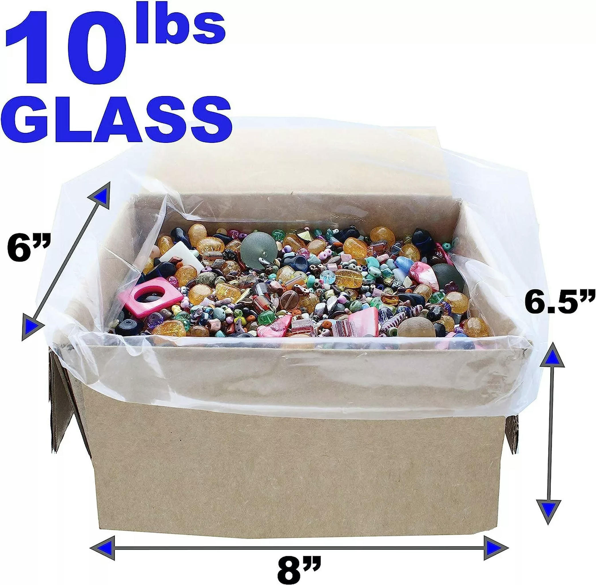 U8MO 10 Pounds Glass Beads Assorted Colors BULK Lot Wholesale Set Jewelry Wholesale
