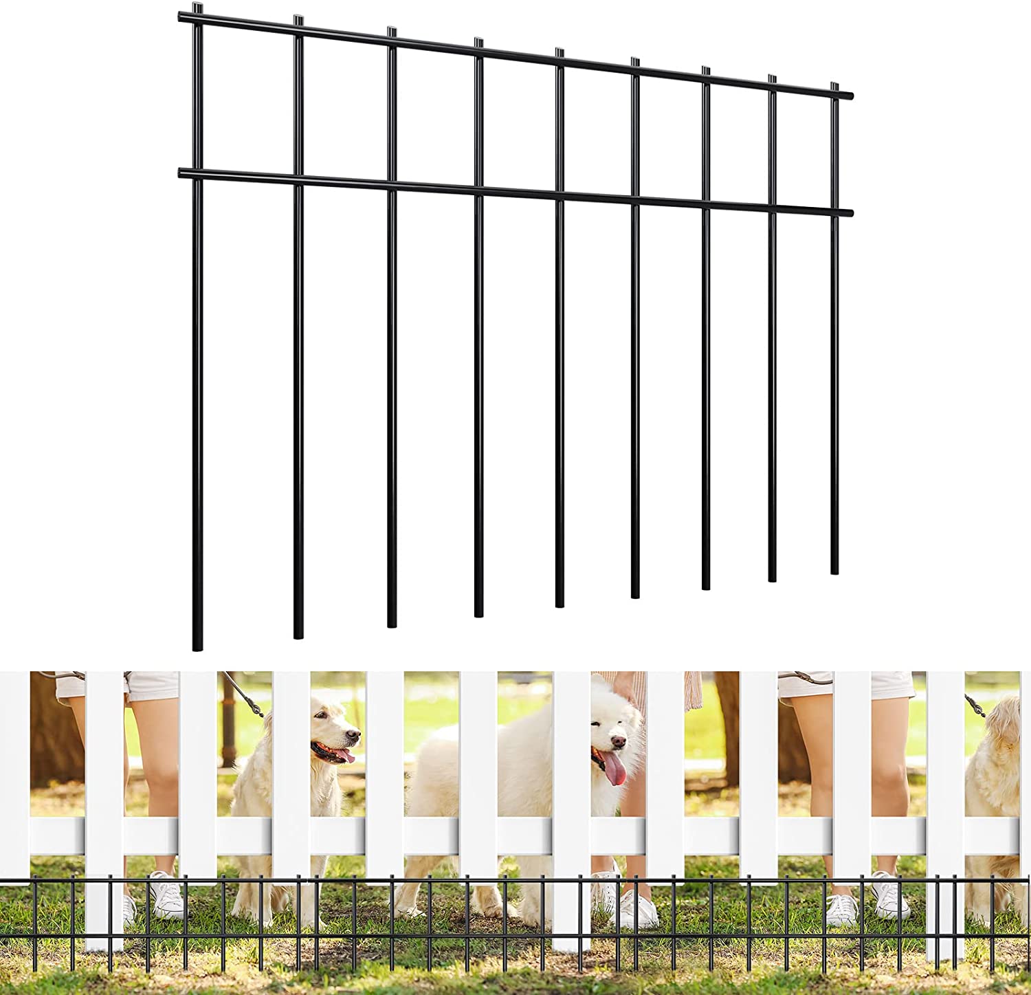 12 Pack 16x12inch Dig Defense Animal Barrier Fence, NoDig Underground