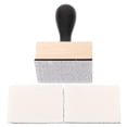 thumbnail image 5 of Small Label Maker for Daily Use with Wood and Sponge Design Khaki Color 2 Flathead Sponges, 5 of 5