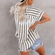 thumbnail image 5 of Camisas de Manga Corta para las Mujeres Impresas Cuello Redondo Blusa Casual, Camisas de Manga Corta para las Mujeres, 5 of 9