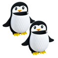 thumbnail image 1 of Oleegame 2PC Spoon And Lid Rest Creative Carto Stocking Penguin Settings Kitchen Toilet Toothbrush Tool Turn Into The Box Wall Hanging Storing Shelf, 1 of 4