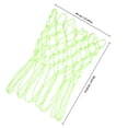 thumbnail image 2 of PAMINGONO Solar Powered Glow Basketball Net Heavy Duty Nylon Light Green for Outdoor Sports Use, 2 of 6