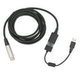 thumbnail image 2 of USB Microphone Cable, 10FT Plug and Play USB Male To XLR Female Cable  for Karaoke Singing, 2 of 7