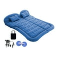 thumbnail image 1 of Colchón Inflable para Automóvil, Almohada de Aire Ergonómica, Set de para Viajes en Coche Azul, 1 of 9