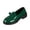 Green, variant on Willtoo Women's Chunky Heel Loafers Fashion Metal Buckle Comfort Round Toe Anti-Slip Lug Sole Platform Slip On Loafers Casual Work Business Dress Shoes