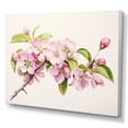 thumbnail image 2 of Designart "Dreaming In Apple Blossom Minimalism" Apple Blossom Canvas Prints, 2 of 7