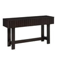 thumbnail image 2 of Tcbosik Console Table with 3 Storage Drawers, 52 inch Entryway Table, Narrow Sofa Table with Solid Wood Legs, Behind Couch Table for Living Room, Hallway, Foyer, Easy Assembly, Espresso, 2 of 9