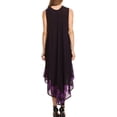 thumbnail image 2 of Sakkas Sundari Caftan Tank Dress / Cover Up - Purple - One Size, 2 of 4