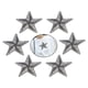 thumbnail image 4 of 6 parches termoadhesivos con forma de estrella para reparar ropa y zapatos. Gris oscuro, 4 of 9