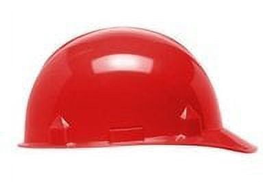 Jackson Safety SC-6 Hard Hat (14841), 4-Point Ratchet Suspension, Smooth Dome, Meets ANSI, Red, 12 / Case