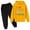 ZA2 Yellow, variant on AOMPMSDX Boys Outfits Set New Hooded Football Letter Printed Hoodie Pants Children's Casual Suit Fashion Trend American Football Fans Sports Gift Grey 9 Years-10 Years