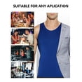 thumbnail image 6 of Arjen Kroos Mens Compression Shirt Slimming Body Shaper Tank Top Tummy Control Undershirts,3Pack, 6 of 11