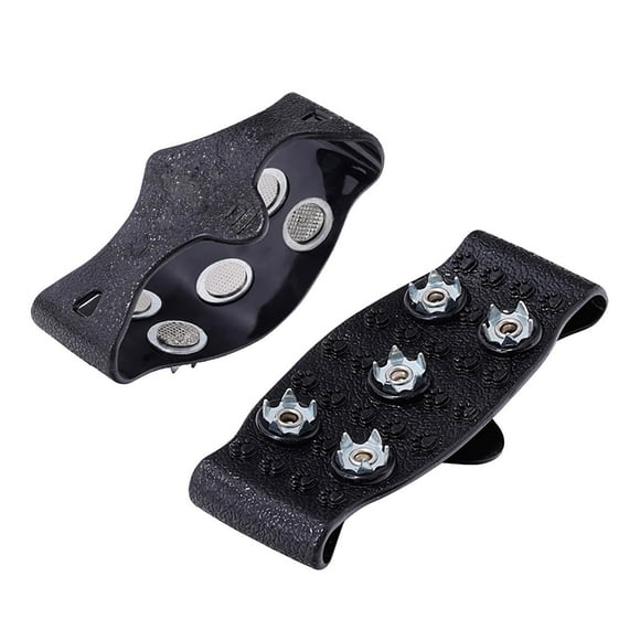 Ice Cleats, EDHITNR Non-Slip Snow Grips for Shoes, 5-Claw Anti-Fall Crampons for Elderly Outdoor Winter Safety