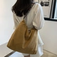 thumbnail image 7 of Women Corduroy Tote Bag Large Shoulder Hobo Bag for Women Boho Casual Handbag Purse, 7 of 7