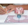 thumbnail image 6 of Pink Roses Pop Up Card, 6 of 9