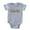 Heather Grey, variant on CafePress - Idaho Rbw Txt - Cute Infant Baby Football Bodysuit