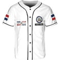 thumbnail image 2 of Custom Dominican Jersey for Men Dominican Baseball Jersey Dominican Baseball Jersey Dominicana Shirt Dominican Flag Jersey (L), 2 of 4