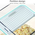thumbnail image 2 of Clear Plastic Sealed Food Tank Moisture-proof Fresh-keeping Storage Box Snack Cereal Jar Container  Yellow  M, 2 of 10
