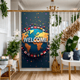 thumbnail image 6 of LUUFILx Welcome World Map Background Banner Multinational Flags Backdrop Global Event Decor International Conference Festive Gathering Cultural Celebration, 6 of 9