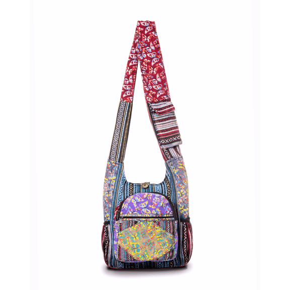 Kathmandu Collection Butterfly Design Hobo Bag