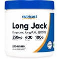 thumbnail image 1 of Nutricost Long Jack (Eurycoma longifolia (200:1)) | 250 Mg Per Serving | 400 Servings | 100g Per Container, 1 of 3