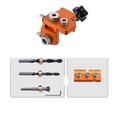 thumbnail image 2 of Drilling Locator for Cabinet Splicing Wood Dowel Camera Jig Set Eccentric Wheel Punching Template For Woodworking, 2 of 11