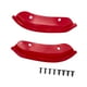 thumbnail image 4 of 2 protectores de borde de alerón delantero, componente automotriz para mayor durabilidad. rojo, 4 of 9