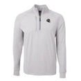 thumbnail image 2 of Men's Cutter & Buck Heather Gray Atlanta Falcons Big & Tall Adapt Eco Raglan Quarter-Zip Jacket, 2 of 3