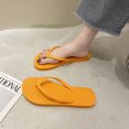 thumbnail image 3 of Chanclas de tacón plano de verano para mujer, chanclas de moda para exteriores, playa, antideslizantes, lindas sandalias para estudiantes, 3 of 6