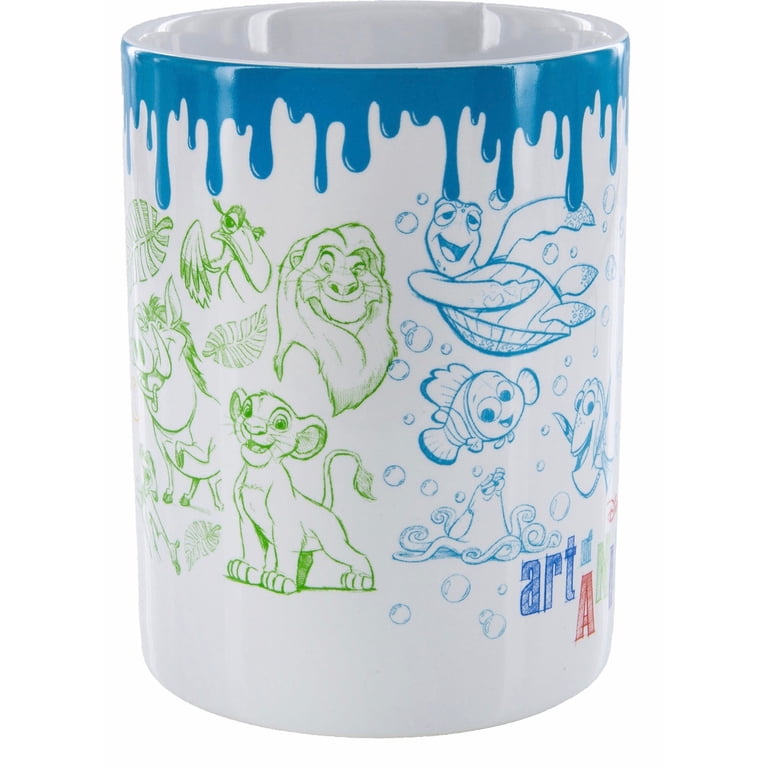 Disney Parks Art Of Animation Resort Ceramic Coffee Mug Ariel Cars