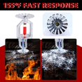 thumbnail image 4 of 6 cabezales de rociadores contra incendios - Cobre cromado, 1/2" NPT, 155°F (68°C), 4 of 5