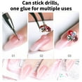 thumbnail image 2 of Nail Art Crystal Extension Glue Set Complete Poly Gel Extension Nail Kit Reusable Gel Polish Nail Art Design with Long Continuous Time for Nail Beauty Women, 2 of 8
