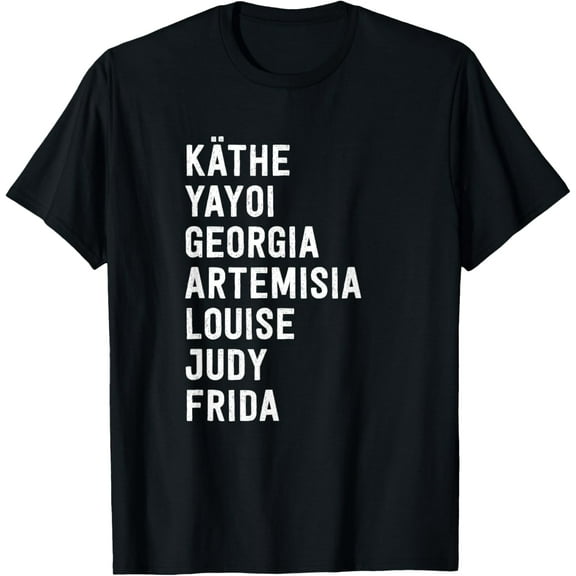 t-shirt Famous Women Artists Feminism Art History T-Shirt.