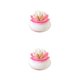 thumbnail image 1 of Bearachild 2020 soporte de flor de loto caja de palillos de caja de almacenamiento de bastoncillos de algodón rosa/verde Rosa 2piezas, 1 of 6