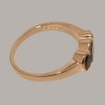 thumbnail image 4 of LBG British Made 10k Rose Gold Natural Garnet Womens Anniversary Ring - 33 size options - Size 4.75, 4 of 6