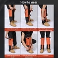 thumbnail image 2 of Polainas de nieve impermeables, calzado de invierno para exteriores, cubiertas protectoras para las piernas, 2 of 7