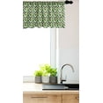 thumbnail image 3 of Ambesonne Artichoke Valance Pack of 2, Cooking Food Eating, 54"X12", Yellow and Fern Green, 3 of 3