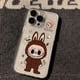 thumbnail image 4 of Funda de teléfono original y bonita de Labubu para iPhone 16, 15, 14, 13, 12, 11, Mini Pro Max, X, XR, XSMax, 6S, 6, 7, 8 Plus, SE20, funda transparente, 4 of 5