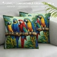 thumbnail image 3 of YANMS Throw Pillow Covers Watercolor Rectangle Abstract Pattern Home Decorative Pillowcase Super Soft Throw Pillow Case Cushion Cover (H), 3 of 5