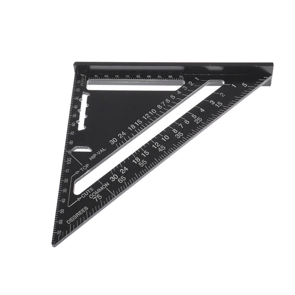 Pro Roofing Angle Finder Measuring Triangular Ruler for Rafters Timber Marking 