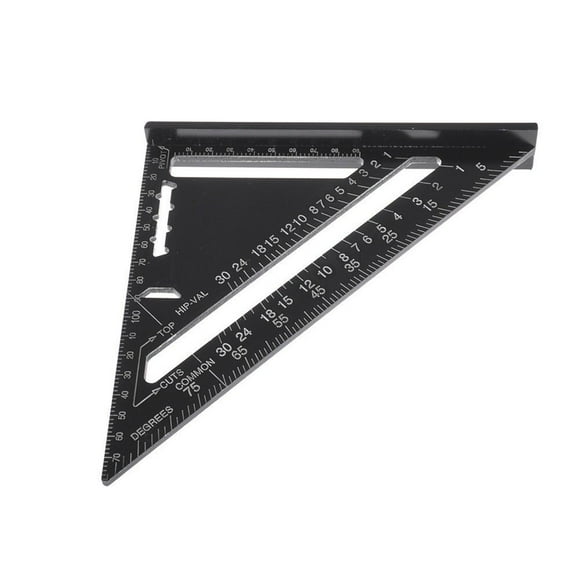 Measuring Tools for Construction Rafter Protractor and Layout Ruler Set for Roofing Carpentry with Precision Inch Measurements