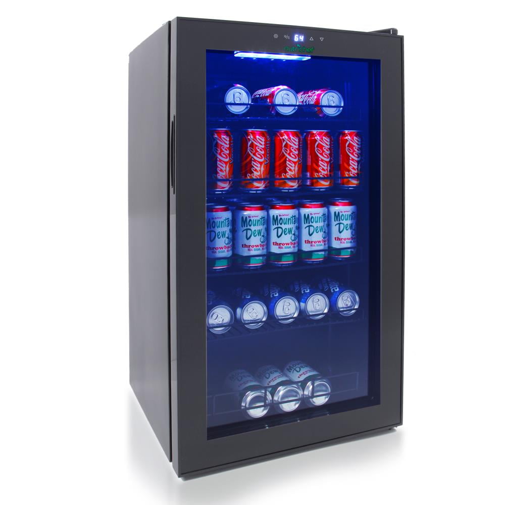 NutriChef PKTEBC85 Compact Beverage Fridge Cooler Can Beverage