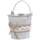 thumbnail image 1 of Sturdy Iron Bucket Flower Container Suitable For Decoration 8x8x7.5cm Dark Grey 1Pcs, 1 of 4