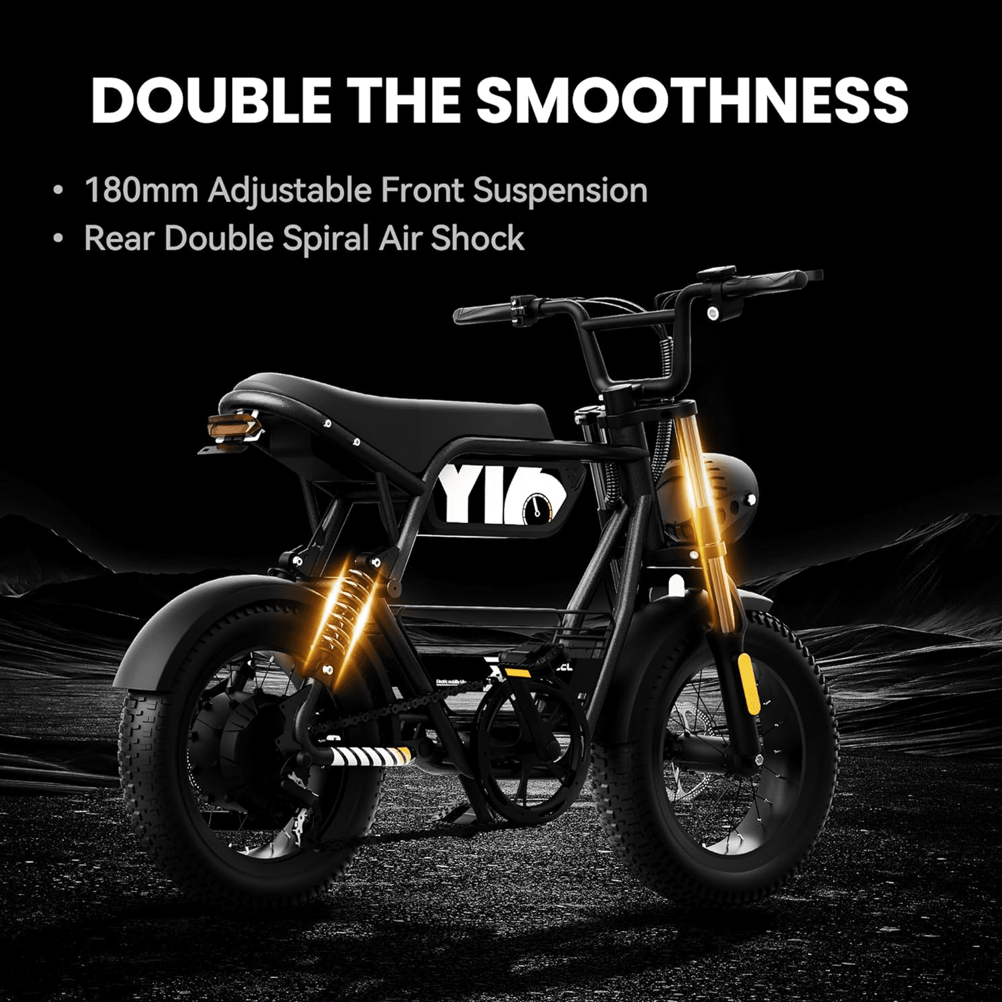 750W Electric Bike 48V 15Ah Adult E-Bicycle 20 MPH 16" Fat Tire
