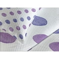 thumbnail image 4 of Ambesonne Purple Quilted Bedspread Set 3 Pcs, Watercolor Polka Dots, King Size, Lilac Blue, 4 of 5