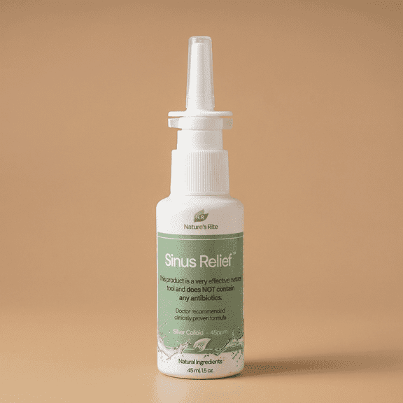 Nature's Rite Sinus Relief™, 1.5 oz. (45 mL) – All-Natural Nasal Sinus Spray – Relief for Sinus Problems – Encourages a Healthy Sinus System – Easy-to-Use, Portable Sinus Support – Made in USA