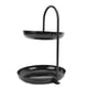 thumbnail image 1 of Fruit Plate, Simple Style Fruit Storage Tray Black Double Layer Paint Process For Lobby For Home For Company ANGGREK Otros, 1 of 8